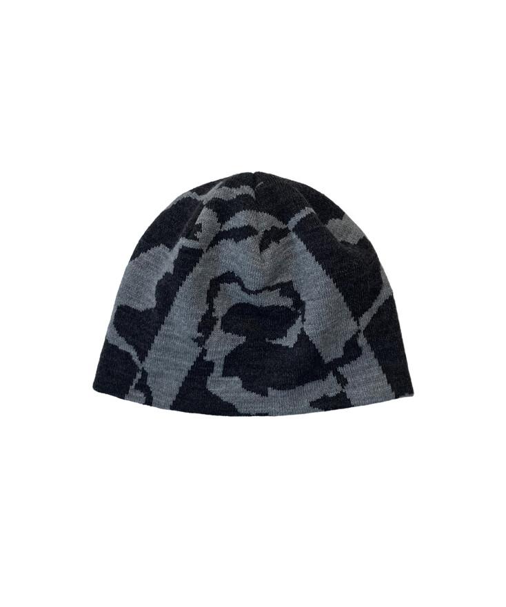 Graphic Jaquard Beanie (Dark gray)