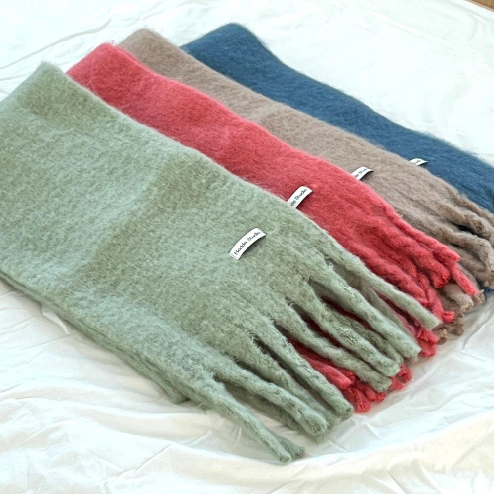 [선물포장] 파스텔 니트 머플러 4 color