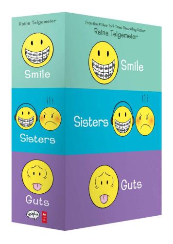 Smile, Sisters, and Guts 페이퍼백 3종 박스 세트