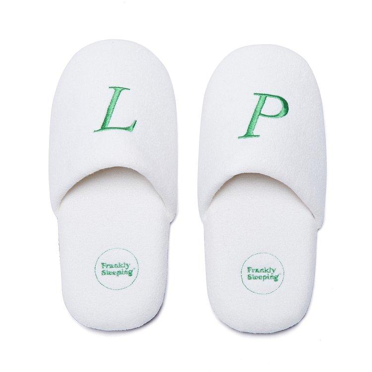 [김나영님 착용] Washable Terry Unisex Home Office Shoes - White