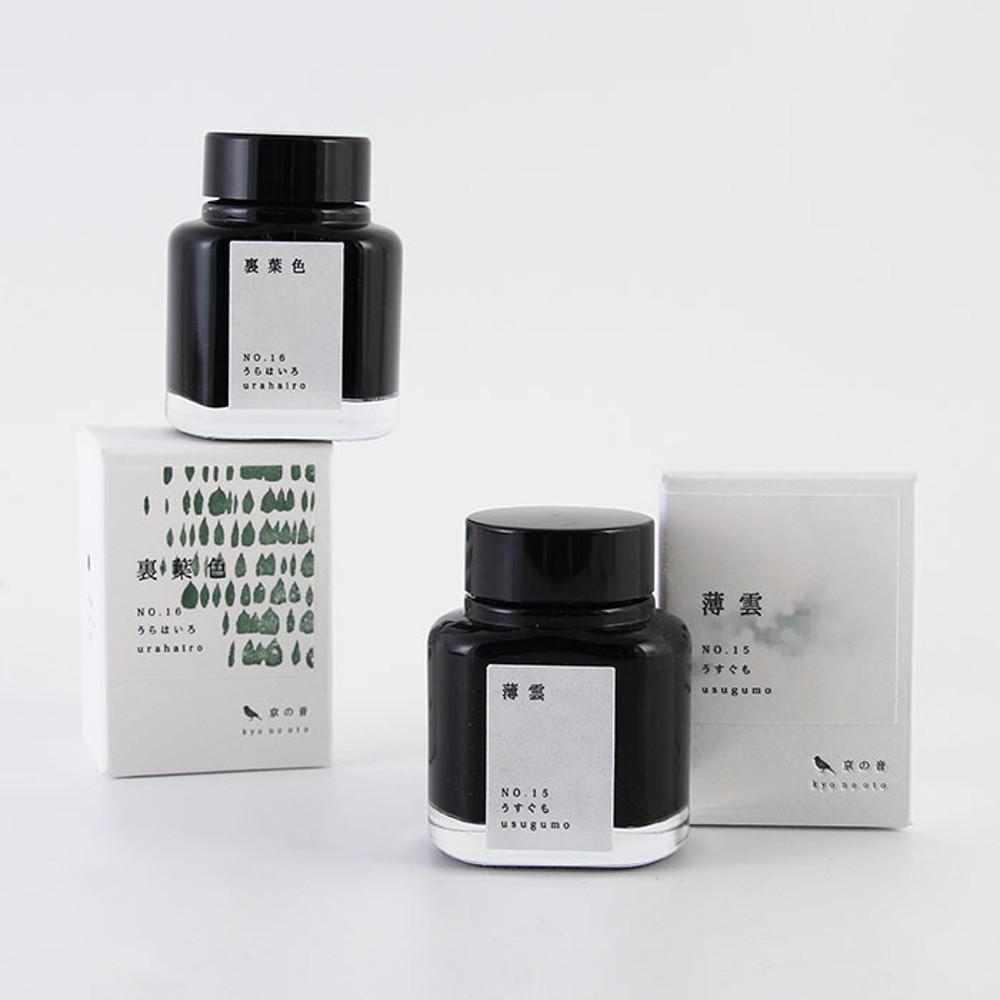 [재입고] 교토잉크 병잉크 교노오토 40ml(우스구모, 우라하이로)