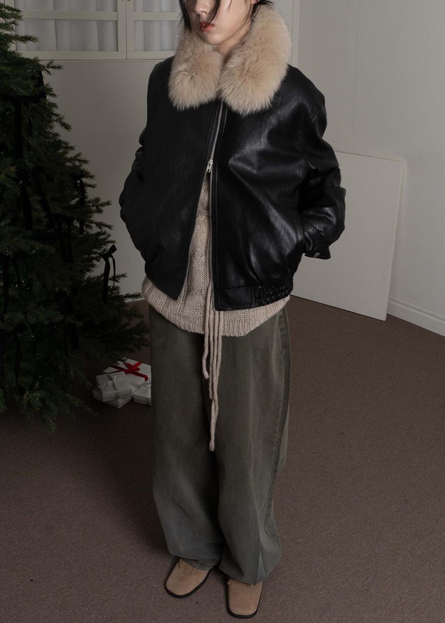(퍼 탈부착)EXSIT FUR LEATHER JP