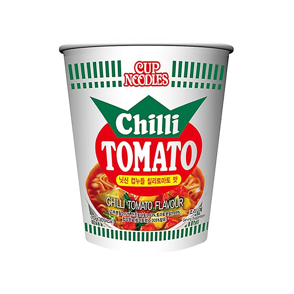 닛신 컵누들 칠리토마토맛 컵용기면 70g x 1개 [원산지:상세설명참조]