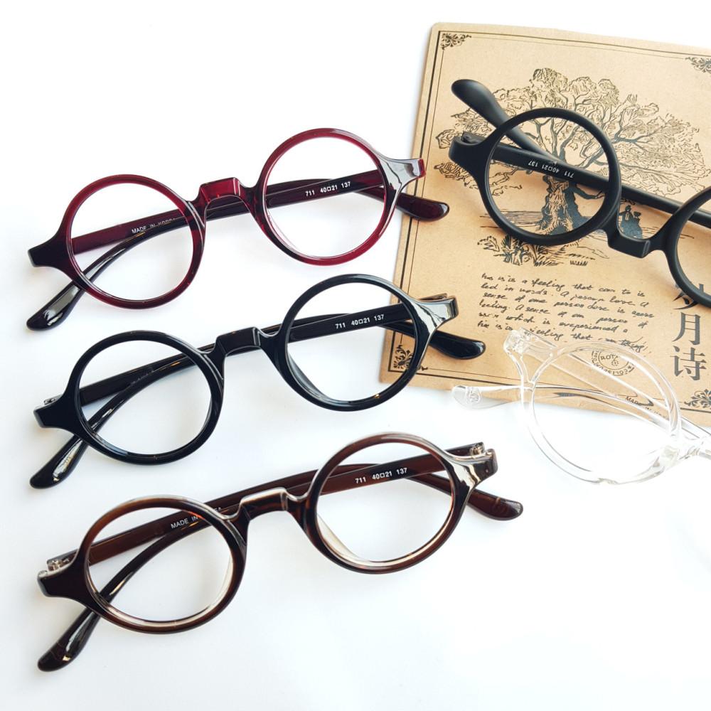 10g국내제작 알작은 동글이안경 원형뿔테 김구안경 돋보기안경테