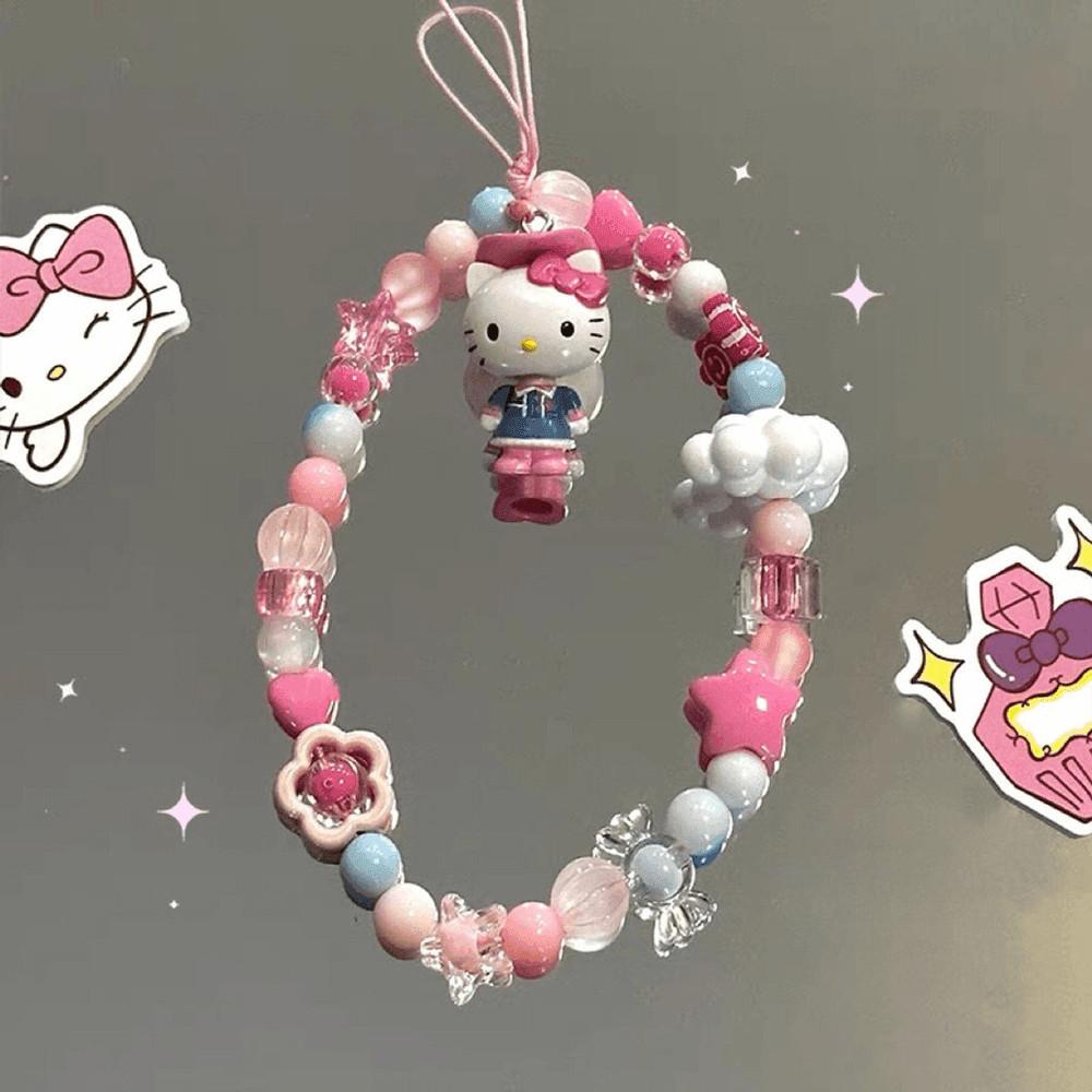 Lovely Kitty 러블리 키티 비즈 스트랩 키링