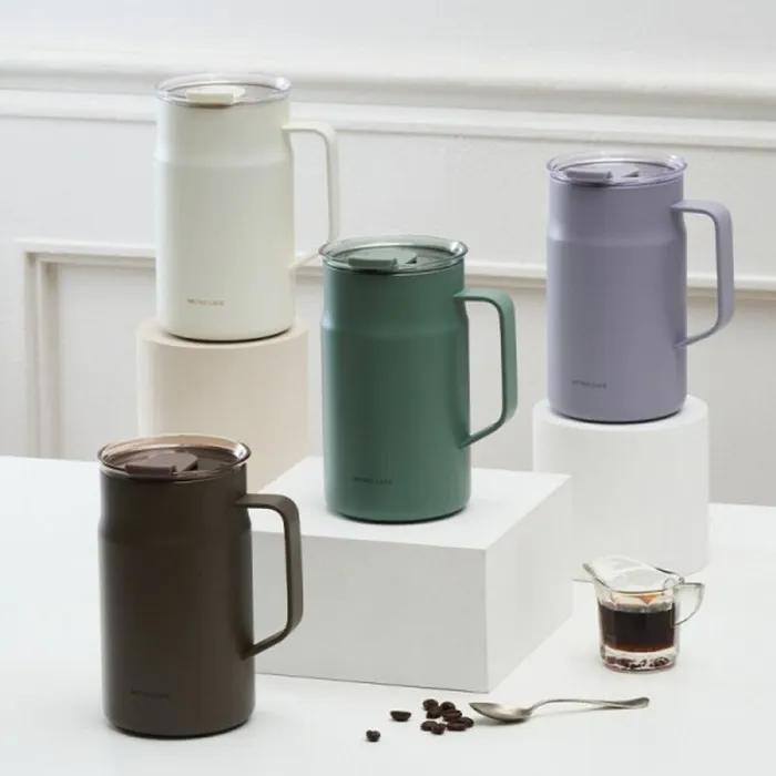 락앤락 메트로 카페 머그 세라믹 텀블러 600ML_4Colors