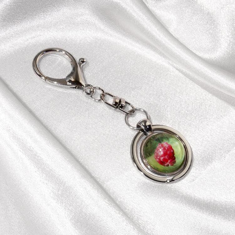 HUGGINGOAT | RASPBERRY KEYRING