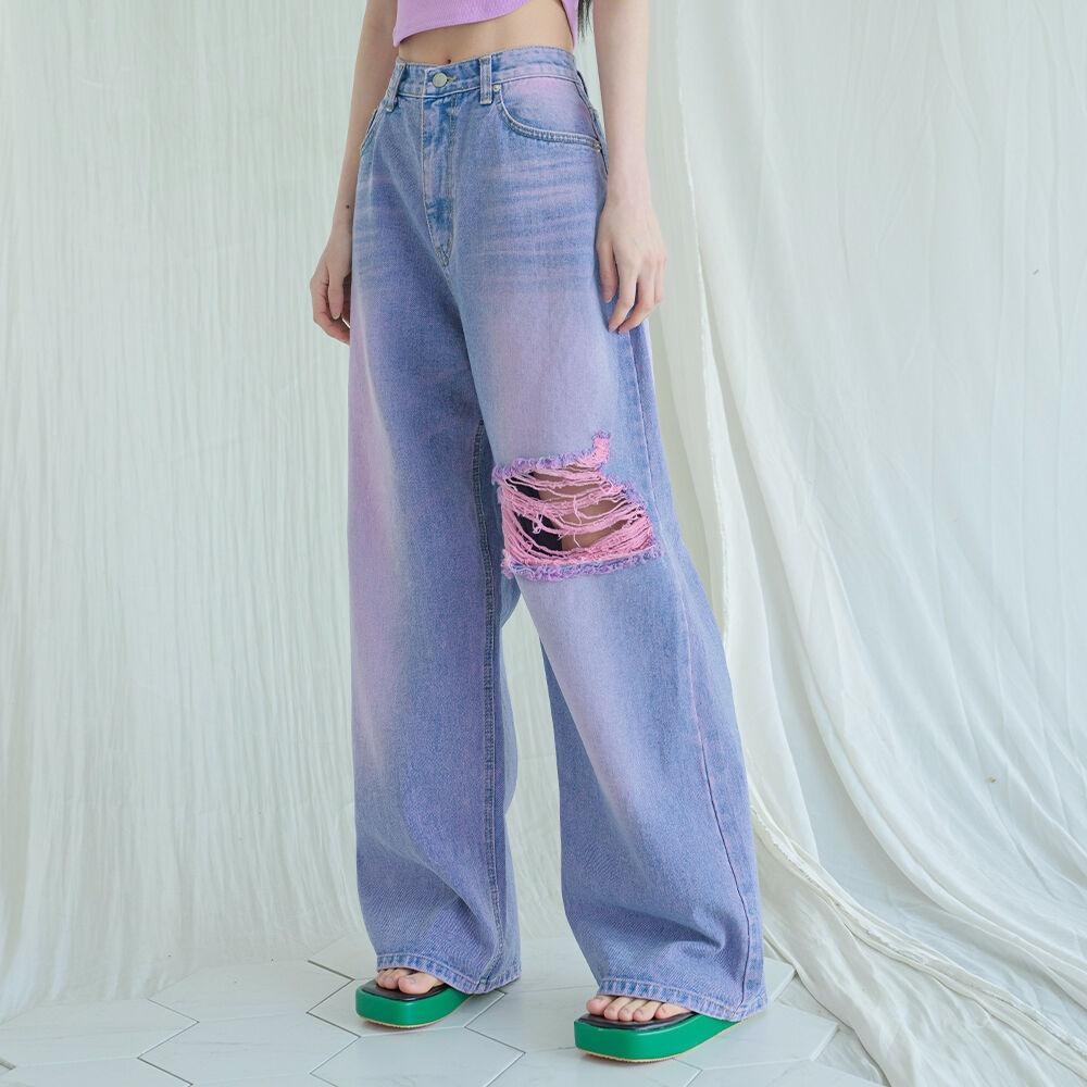 This is wide pants VINTAGE PINK