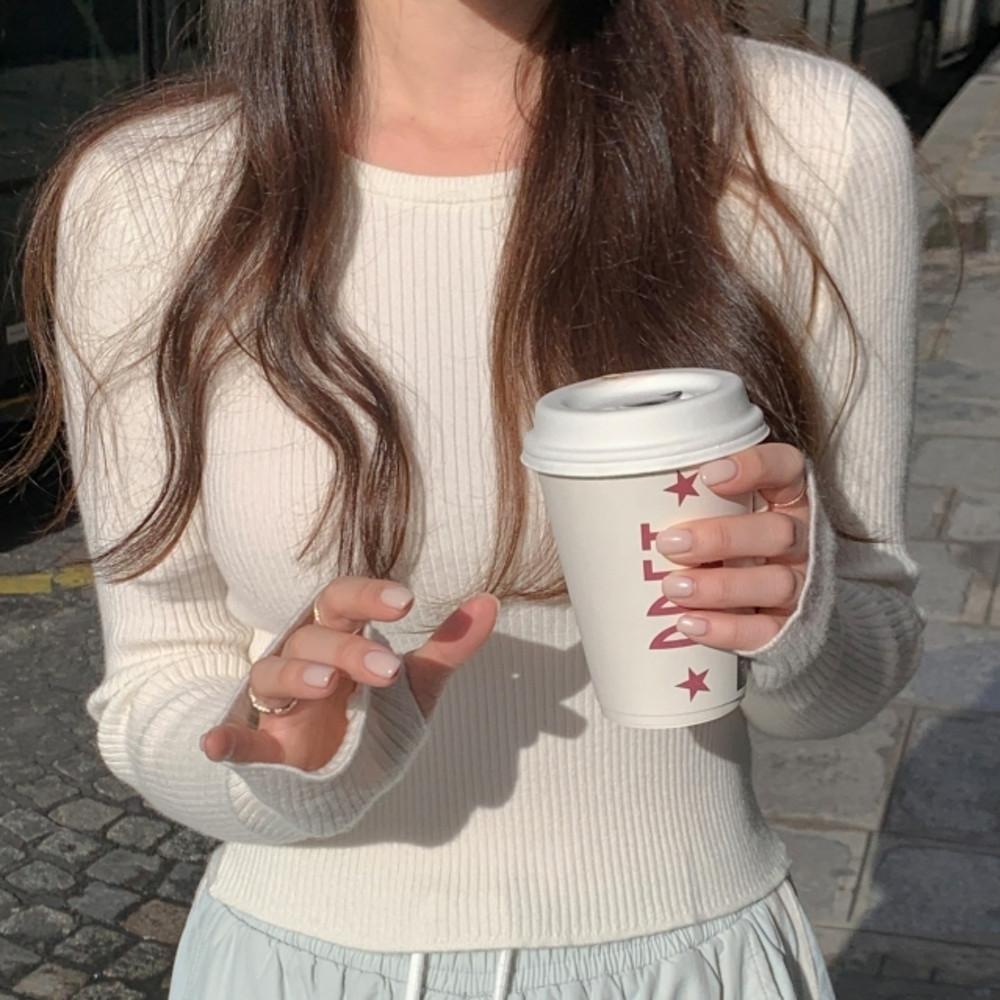 [자체제작] 라이크 레이어드 이너 워머 니트 티셔츠 (당일출고 4c)