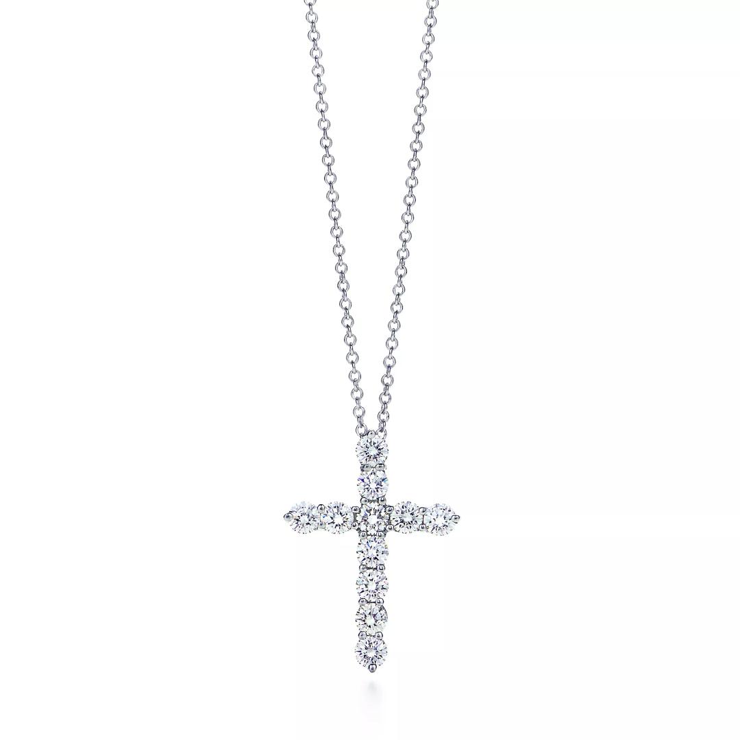 크로스 펜던트 플래티늄 | Tiffany & Co.