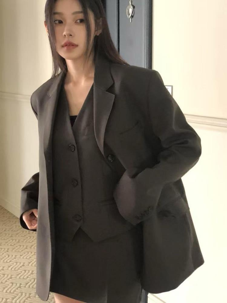 repeller 리펠러 메르 자켓 봄 카라 데일리 베이직 오버핏 루즈핏 jk 2col