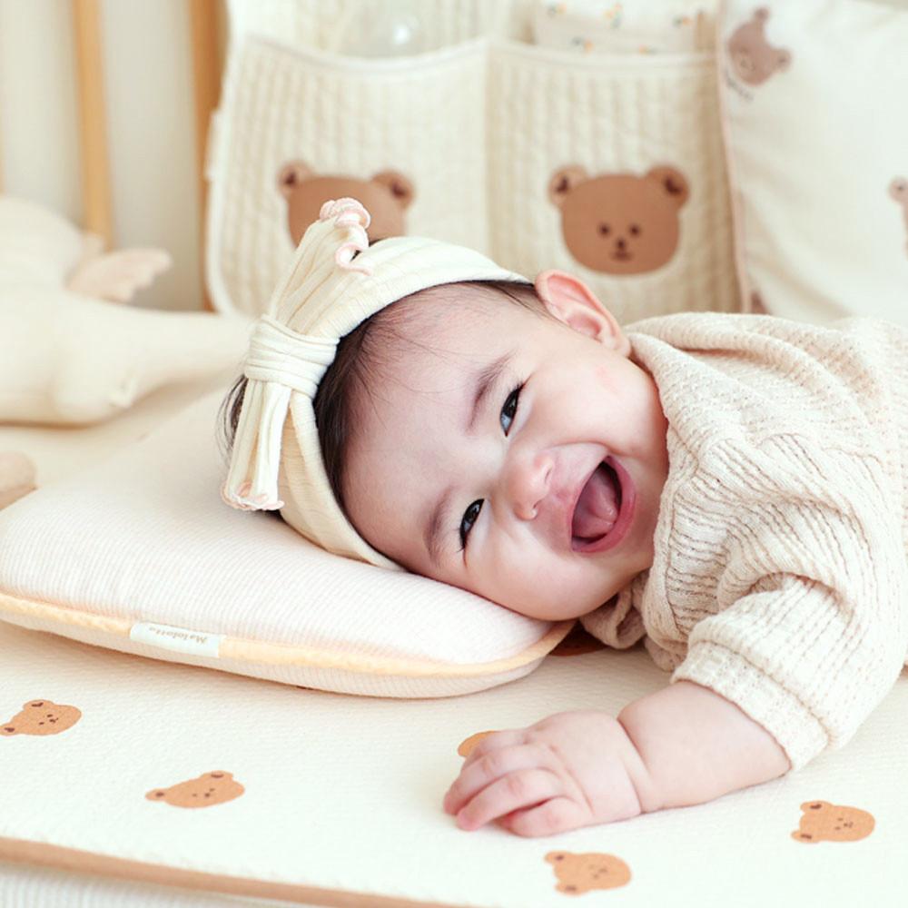 마롤 신생아 두상베개 3D 인체공학적 아기 짱구 태열 베개 출산선물
