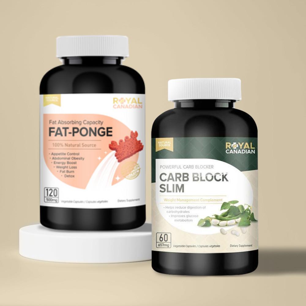 로얄캐네디언 카보블록 슬림 + 팻폰지 캡슐 세트 [원산지:캐나다]