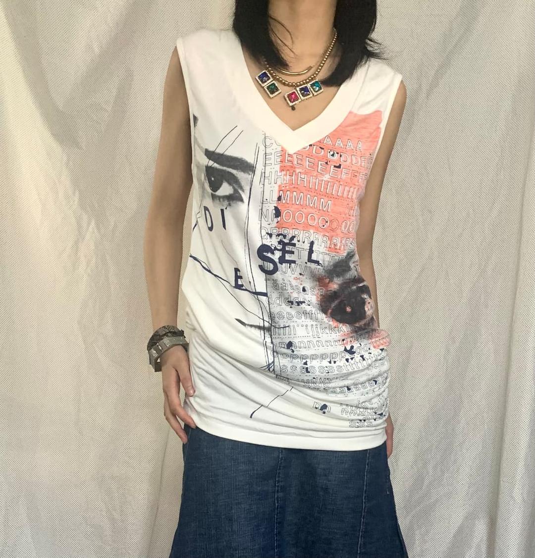 Diesel sleeveless printed dress | 후루츠패밀리