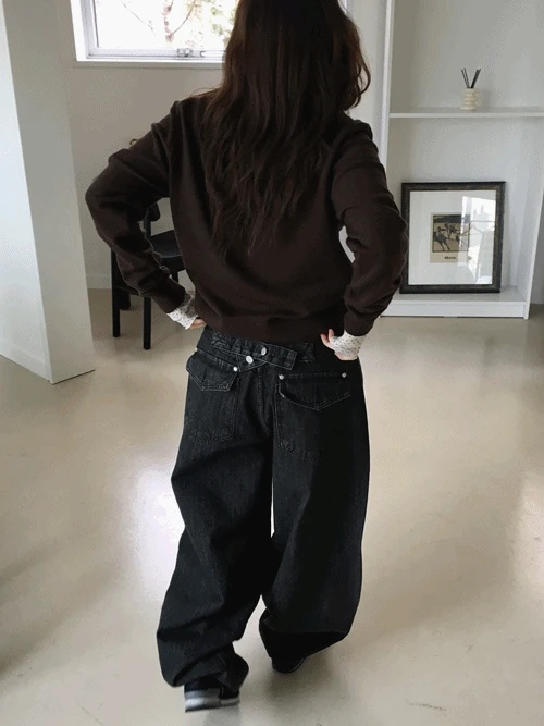 히든 비죠 메가 데님 (1color)