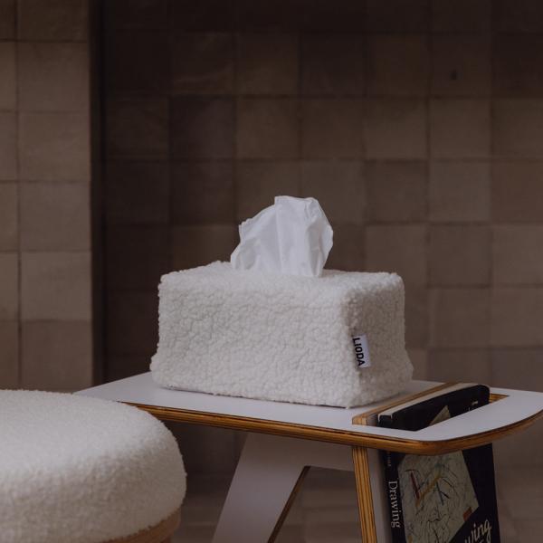 양털 휴지케이스 각티슈커버 대형 사각