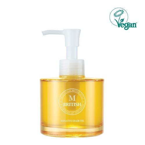 [브리티시엠] 아나토 헤어 오일 140ml / 미용실 헤어 에센스 트리트먼트 세럼