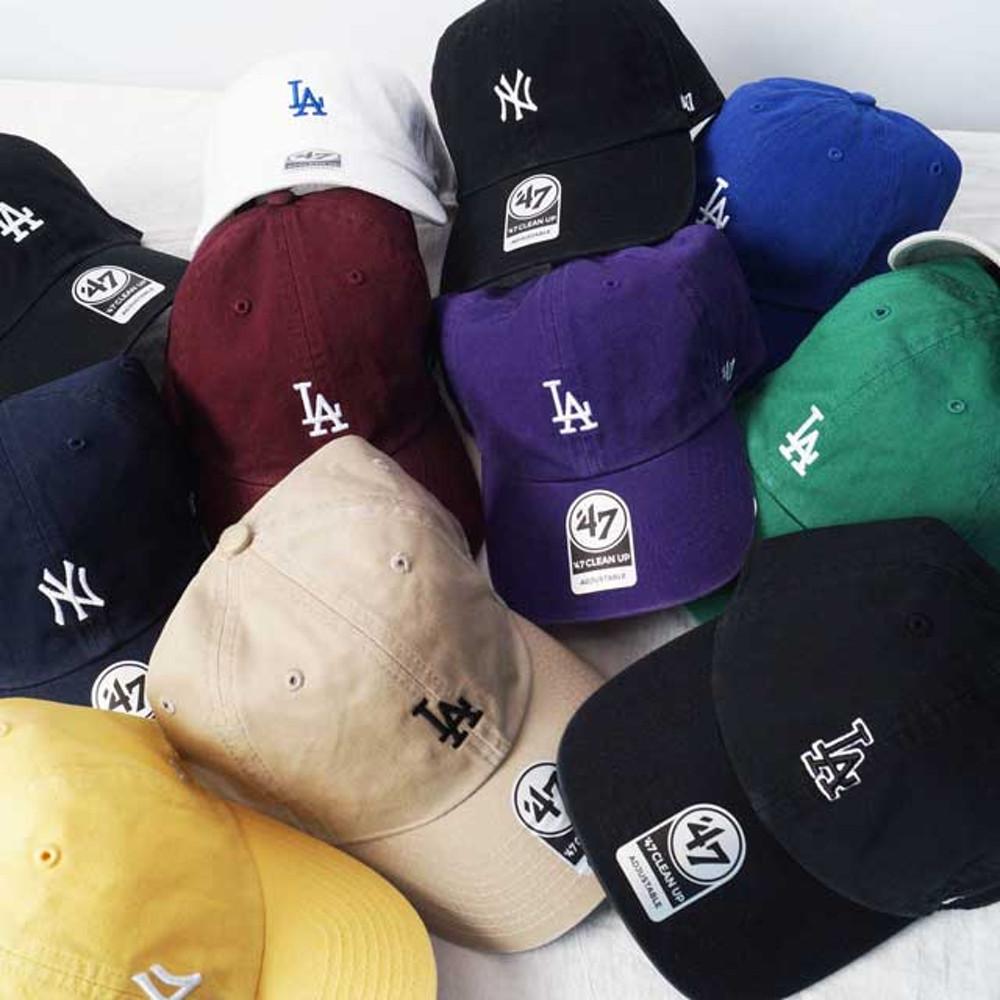 [미국판] 47브랜드 MLB 모자 LA다저스 NY양키스 스몰 미니로고 볼캡 야구모자