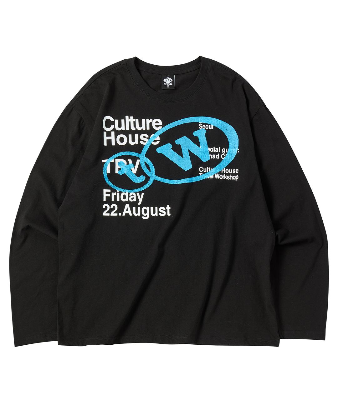 컬쳐 하우스 롱 슬리브 블랙