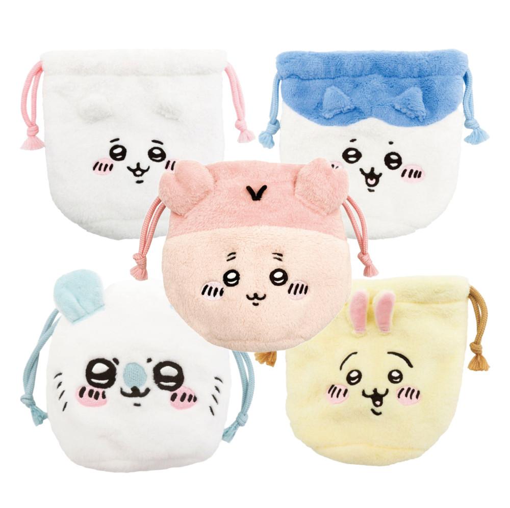 치이카와 털 조이개 파우치 건착 하치와레 우사기