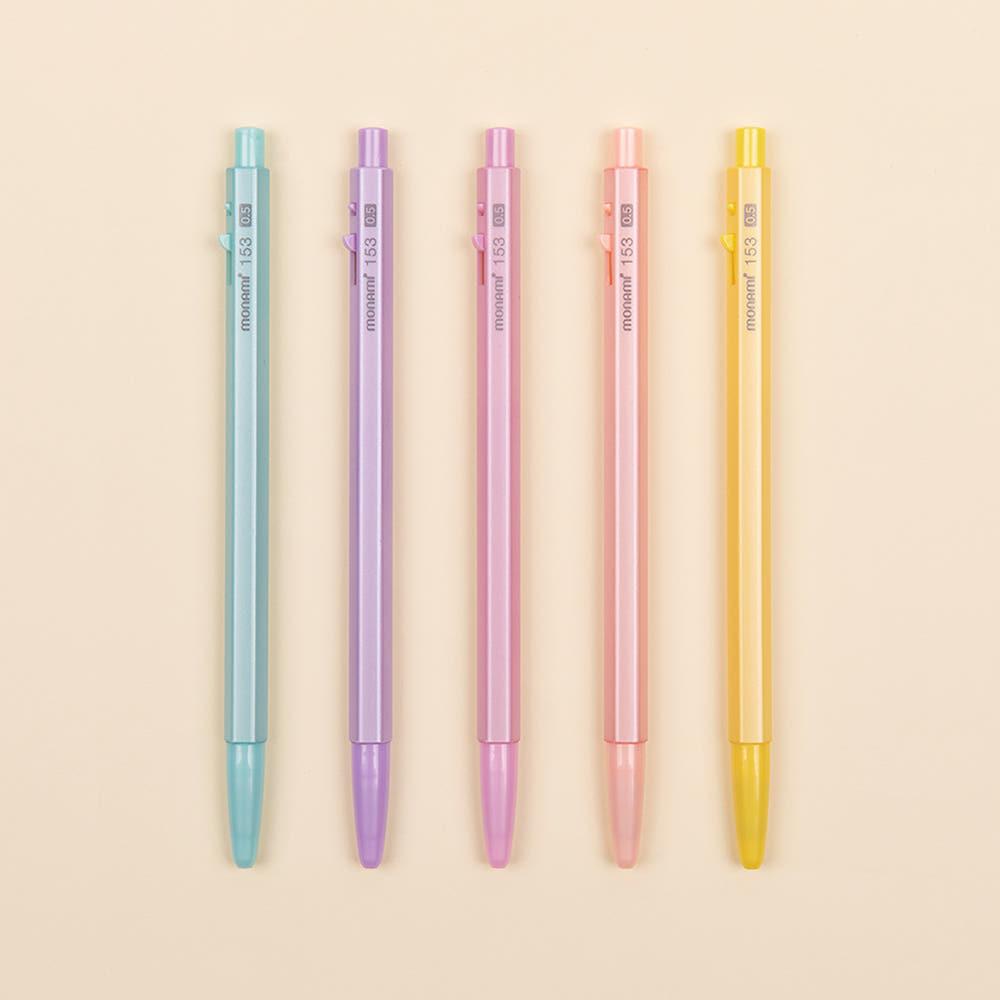 [모나미] 153 파스텔 펄(5본입)
