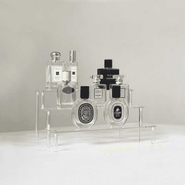 뷰티퍼 2단 3단 아크릴 향수진열대 향수보관함 화장품정리함 화장대트레이 수납함 정리대