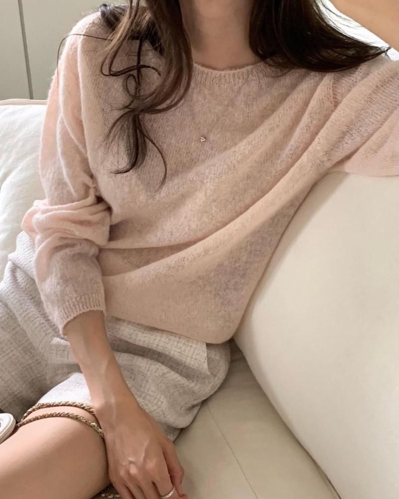 리에뜨 폼 모헤어 니트