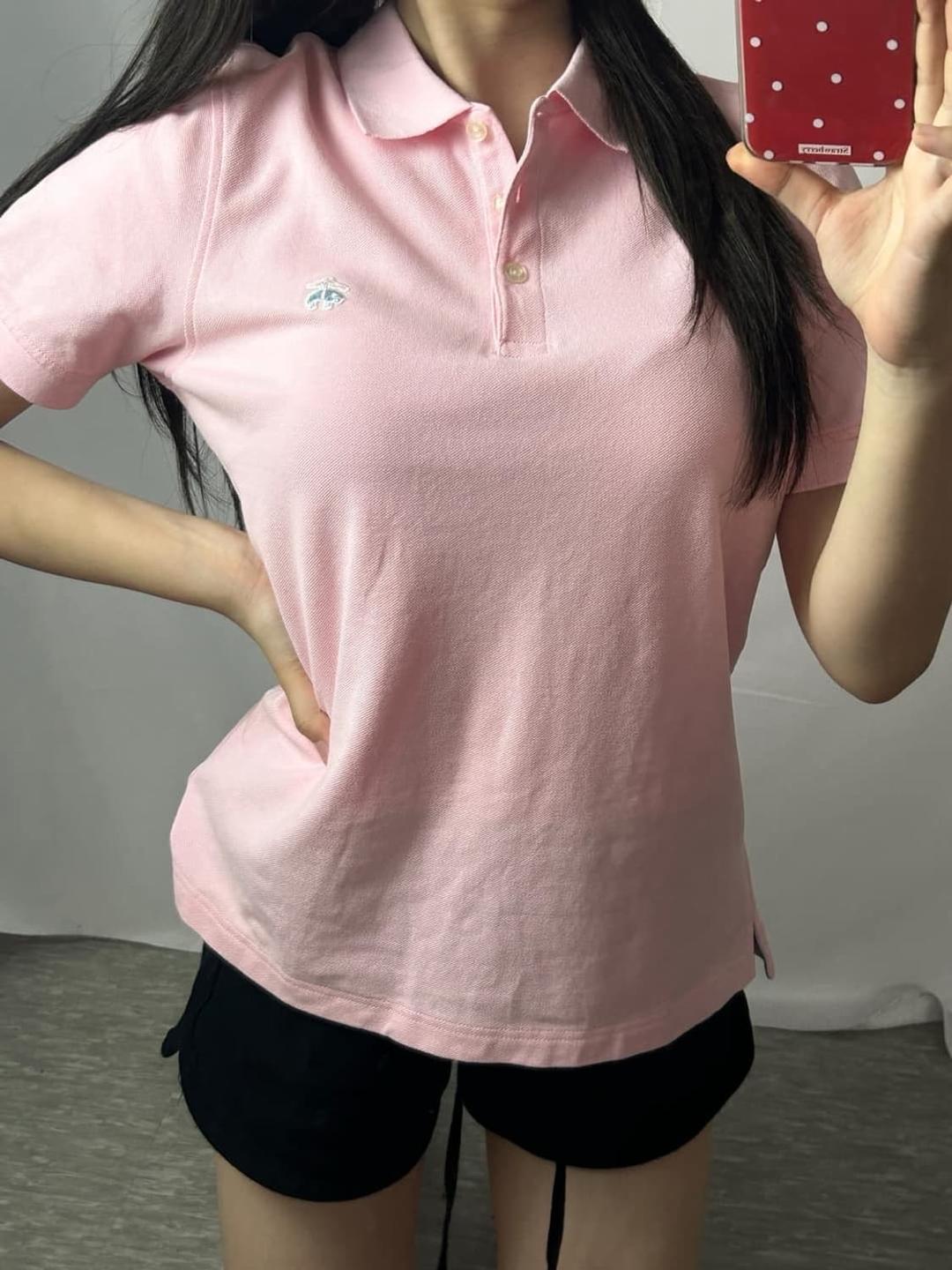 브룩스브라더스 베이비핑크 pk 반팔 카라 티셔츠(M) | 후루츠패밀리