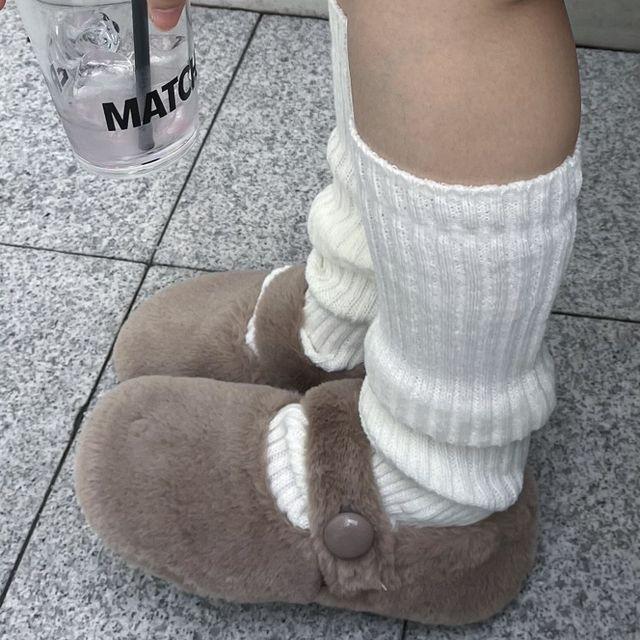 winter fur loafer