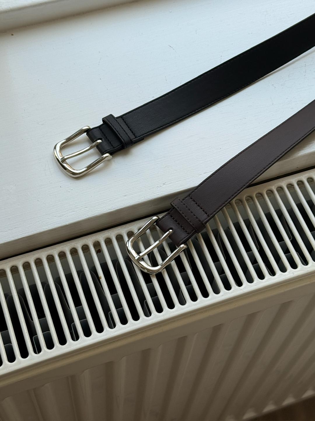 BASIC LEATHER BELT (2COLOR)