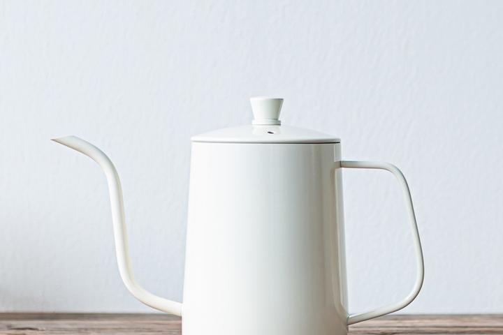 아이보리 테프론 커피 드립포트 핸드드립주전자 600ml