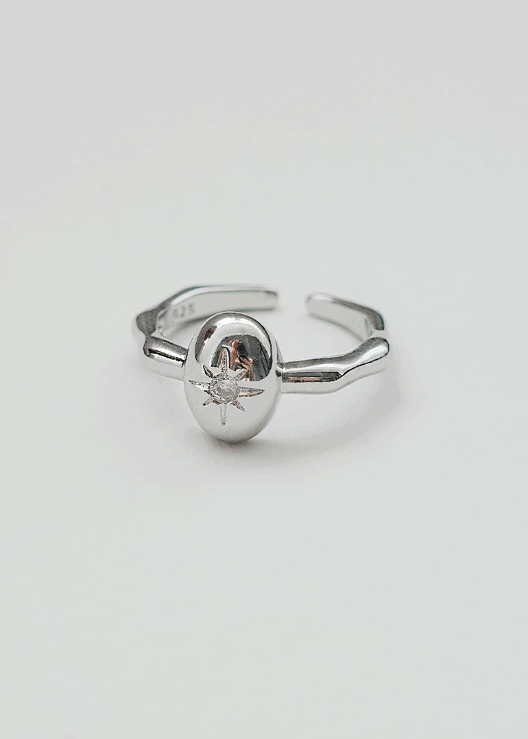 [925silver] sparkle ring | 섬광 스파클 반지 실버링