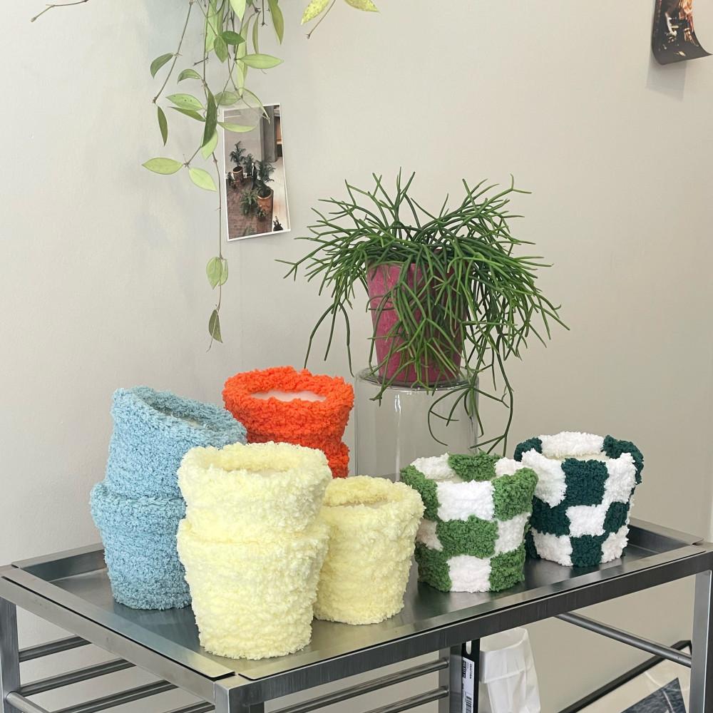 bouclé pot cover 팟커버 화분커버