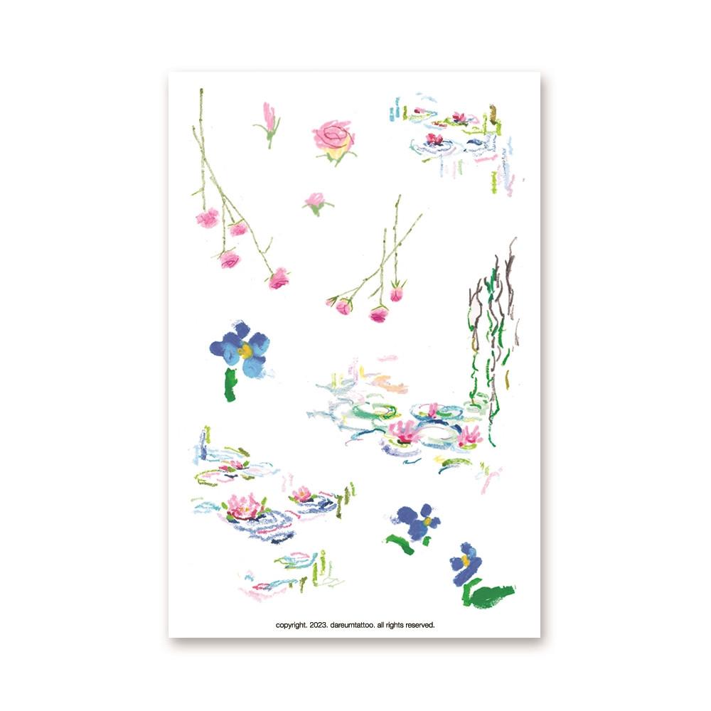 drawing tattoo sticker 09 / 다름타투 습식 타투스티커