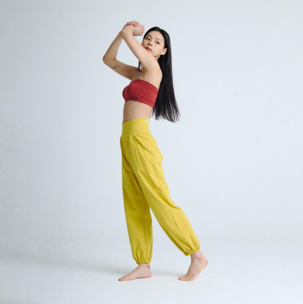 [유주얼] 내추럴 요가 바지 하렘 조거 팬츠