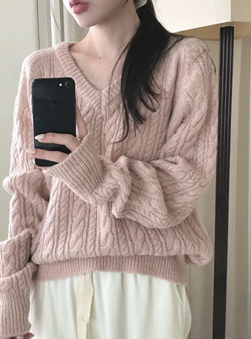 나이브 니트 (4color)