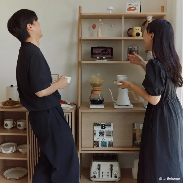 레마 리빙전시장(매거진랙)