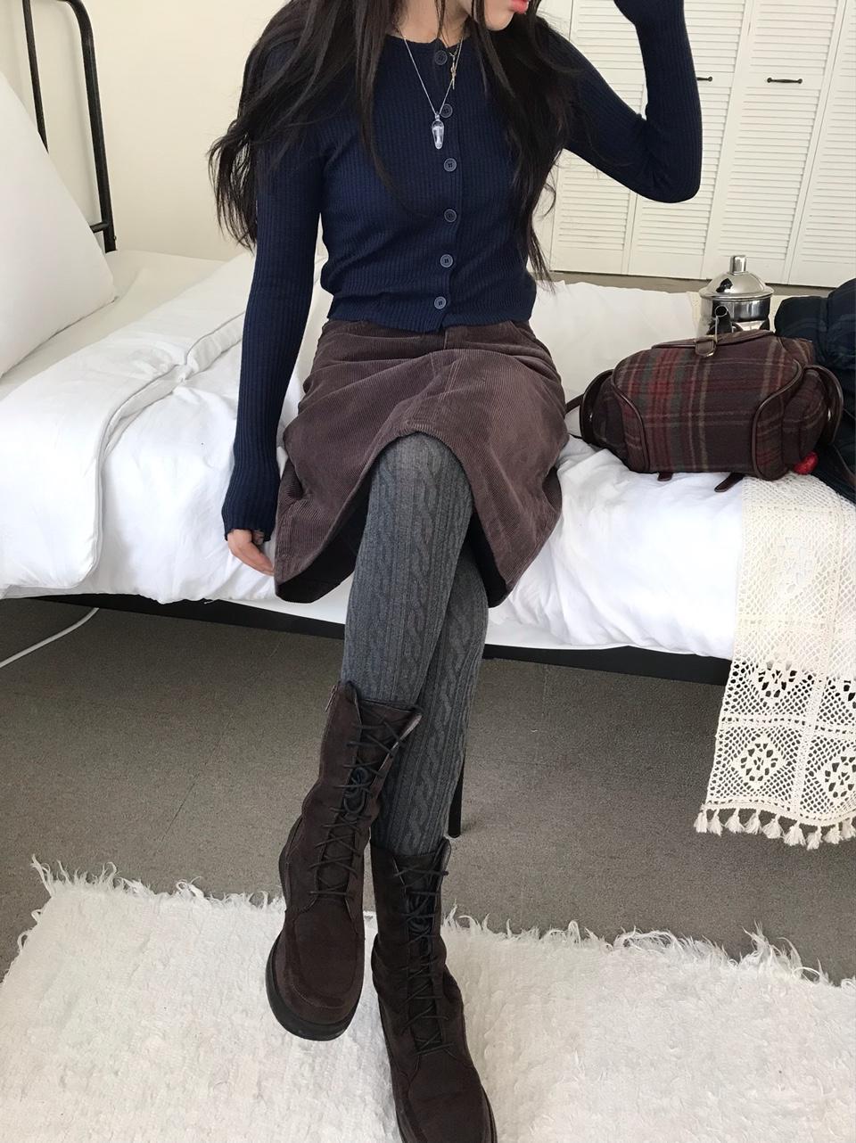 cable tights (2color)