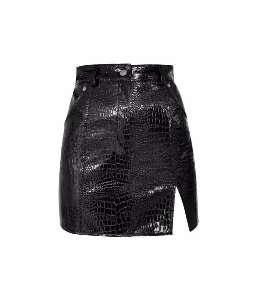 보헤미안 서울 크록 스커트 m | 후루츠패밀리