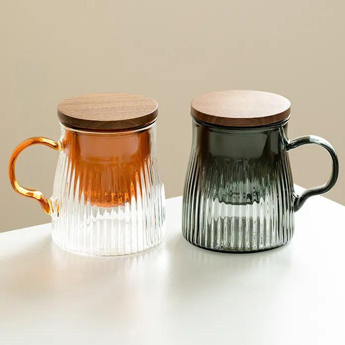 [Winter SALE]“Doric” - High Borosilicate Glass Mug with Infuser