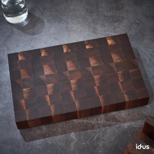 월넛 체스 엔드그레인 도마
