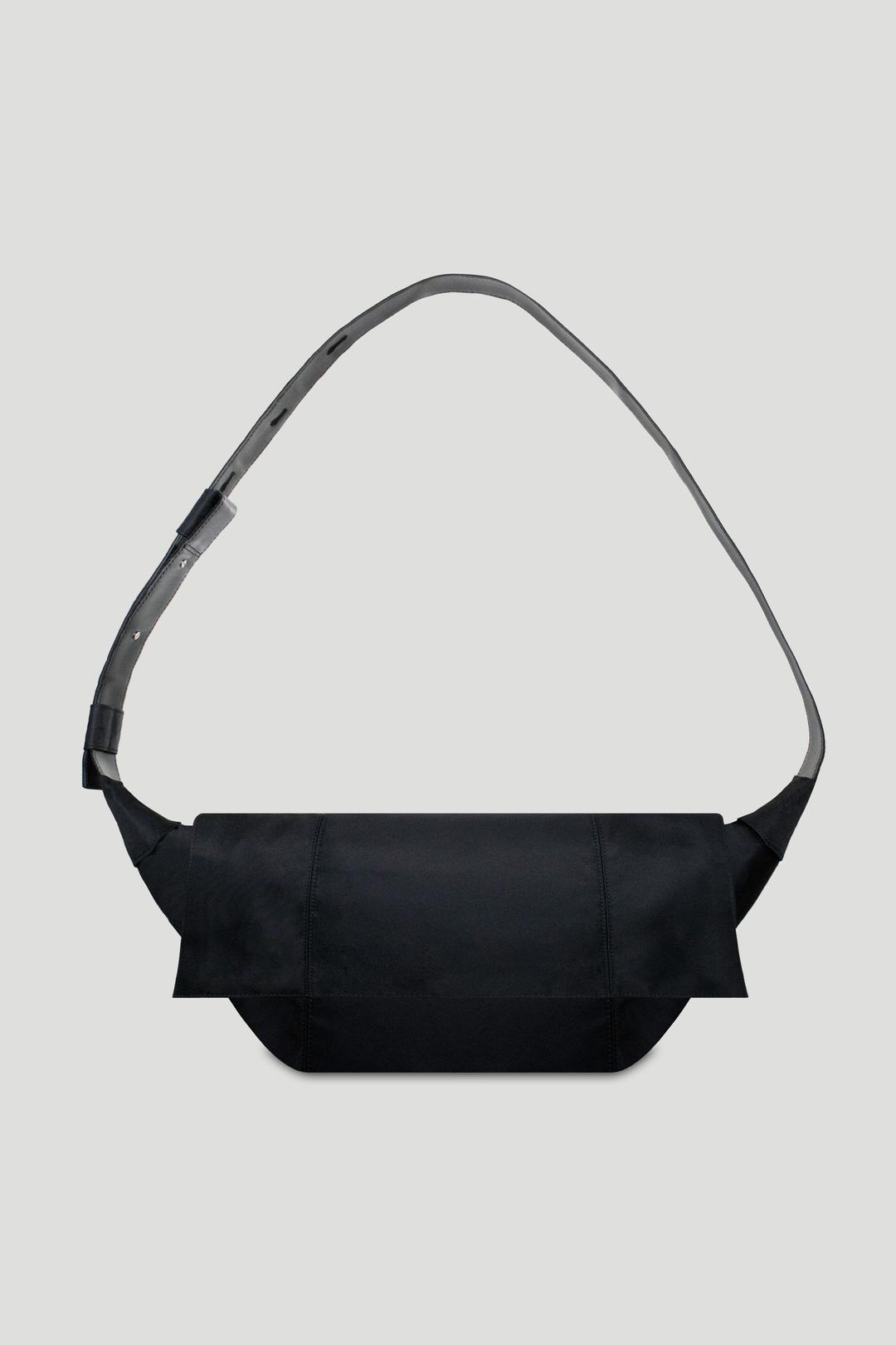(NEW)LARGE PALACE HOBO BAG - TWILL BLACK