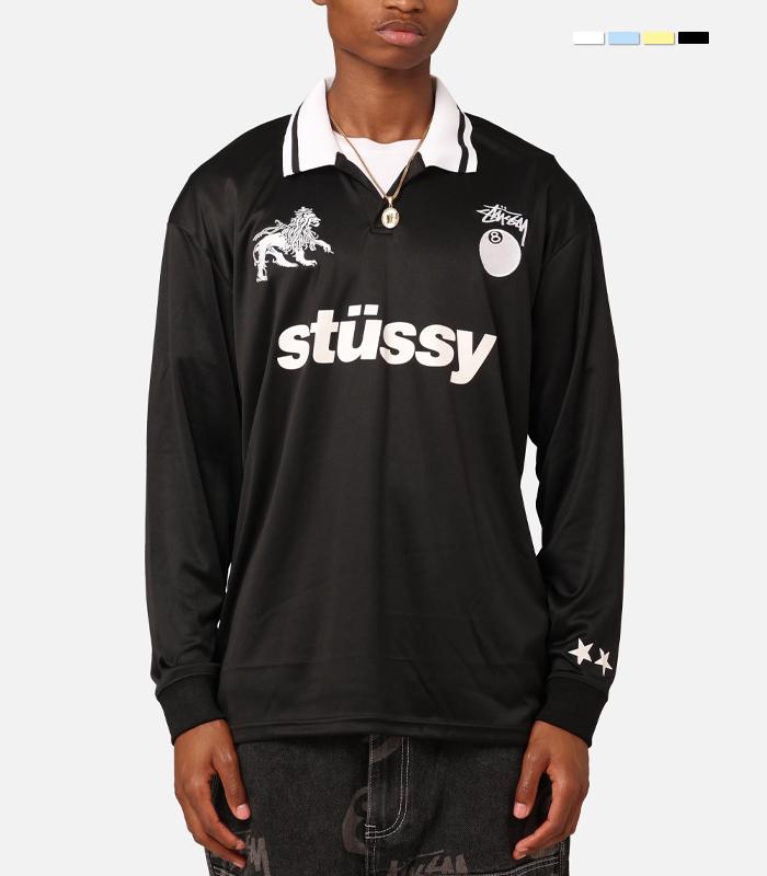 메소프501 스투시 풋볼 럭비 폴로 저지 긴팔 티셔츠 축구 유니폼 4컬러