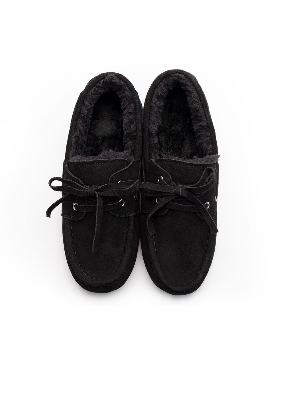 no.143 black maison warm loafer
