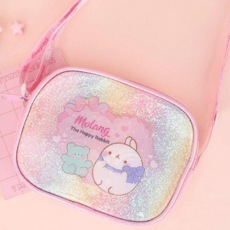 몰랑 그라데이션 펄레인보우 핸드폰가방 크로스백 여아 아동 어린이 가방