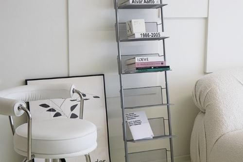 [5%쿠폰] CD 매거진 무광 스틸 철제 선반 6단