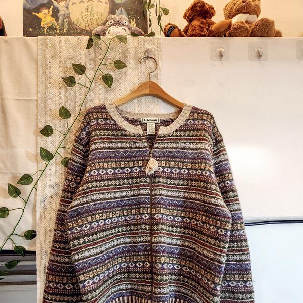 L.L.bean 집업 가디건