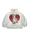Rabbit Heart Fur Jacket IVORY Ver.2