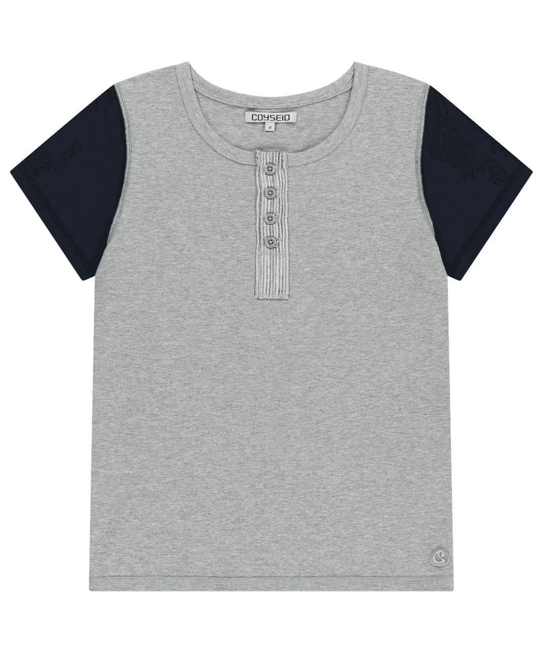 DUDU REVERSE T-SHIRT MELANGE GREY