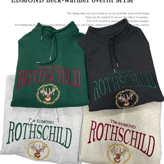 (UNISEX) 애드먼 양기모 넥워머 오버 맨투맨